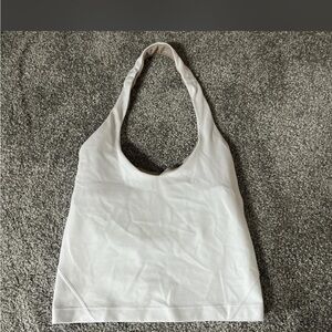 lululemon align halter top in white